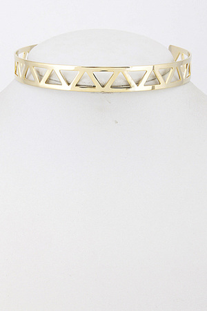 Triangle Pattern Cuff Bracelet 5KBA3